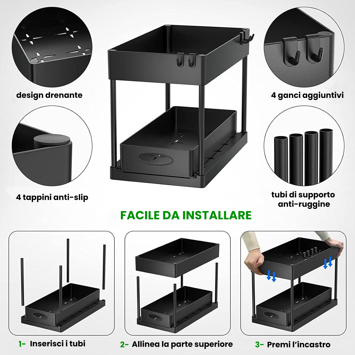 Kumi - Scaffale Organizer